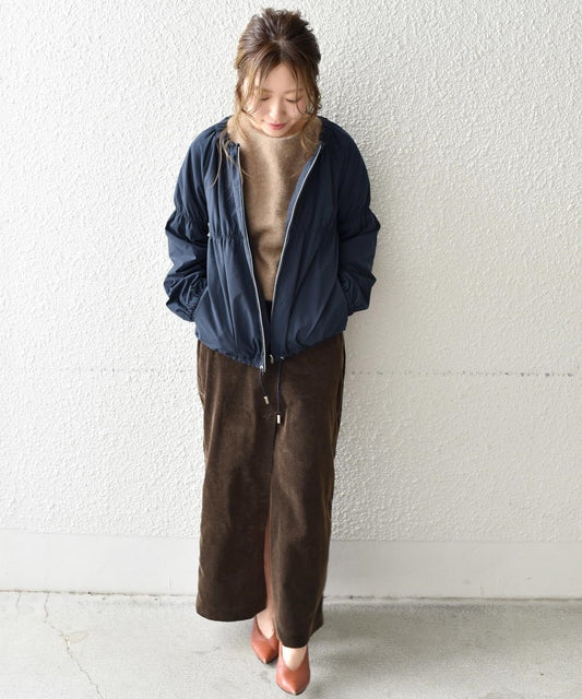 Khaju:ボリュームシャーリングブルゾン