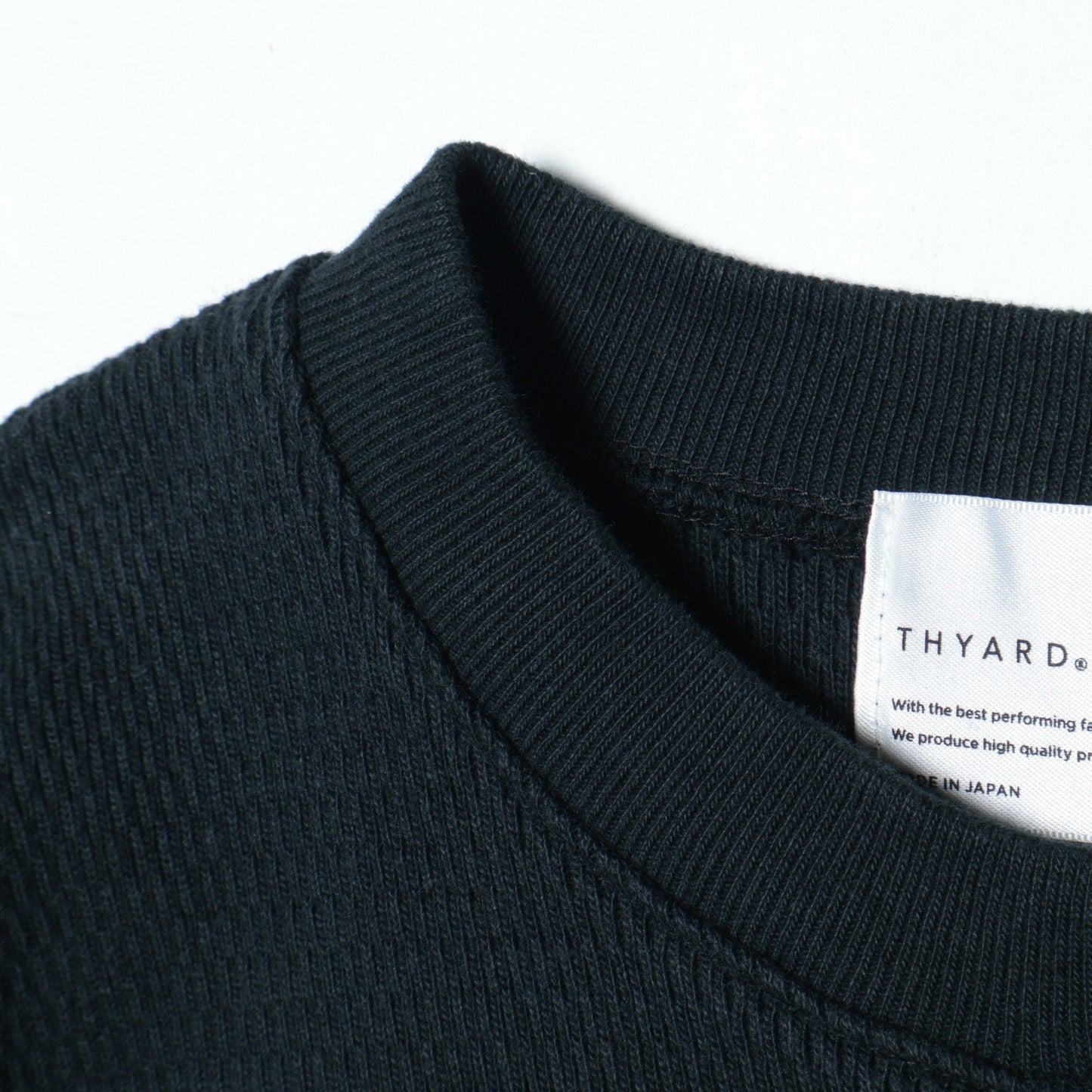 【SHIPS別注】THYARD: ヘンリーネック サーマル 長袖 カットソー