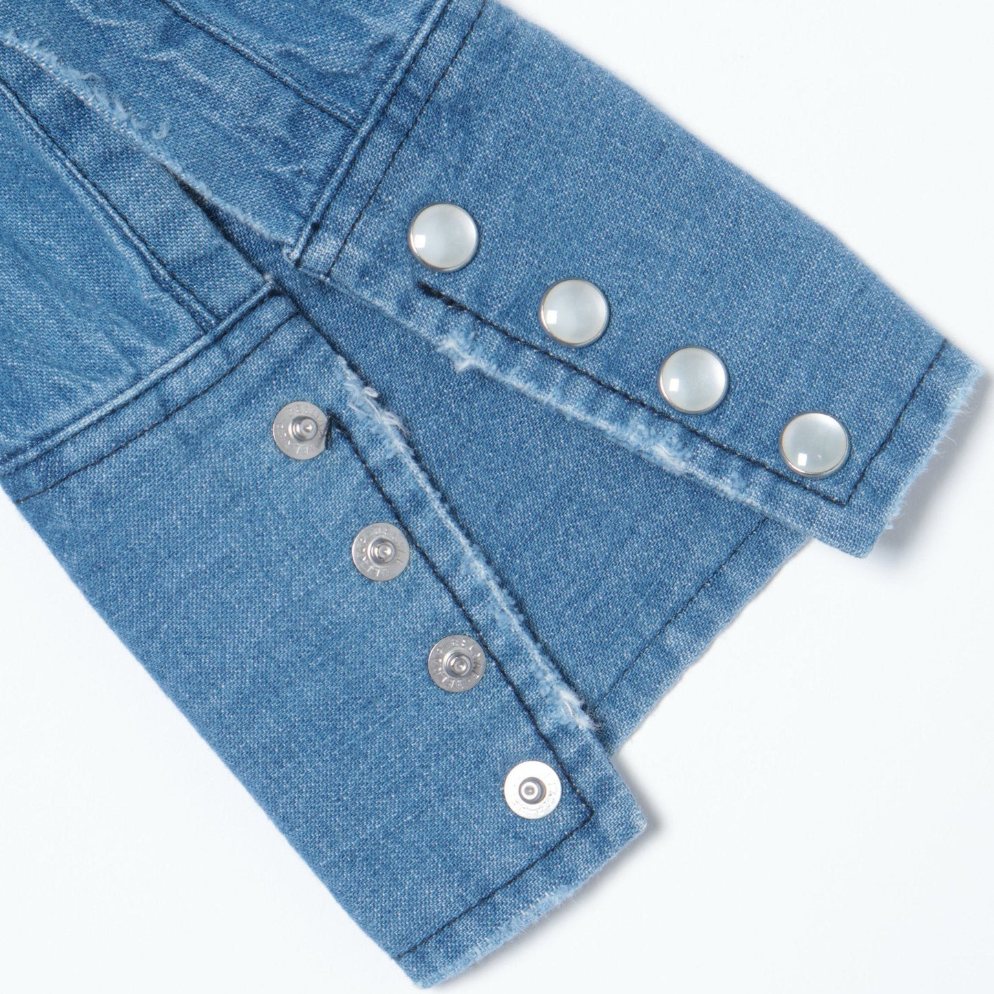 【SHIPS別注】Wrangler: ノーカラーデニムシャツワンピース