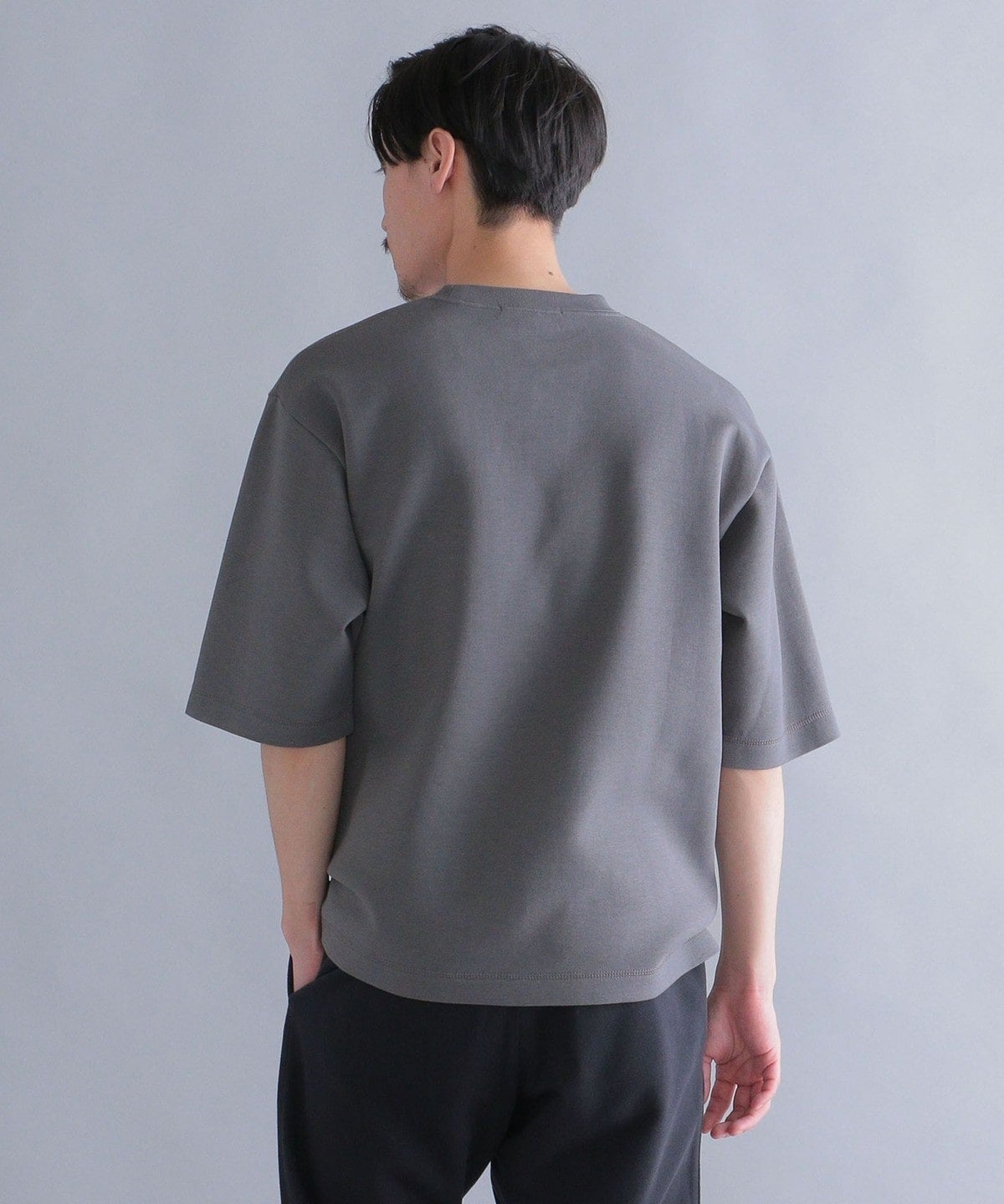 SHIPS: ダブルフェイス リラックス ハーフスリーブ Tシャツ