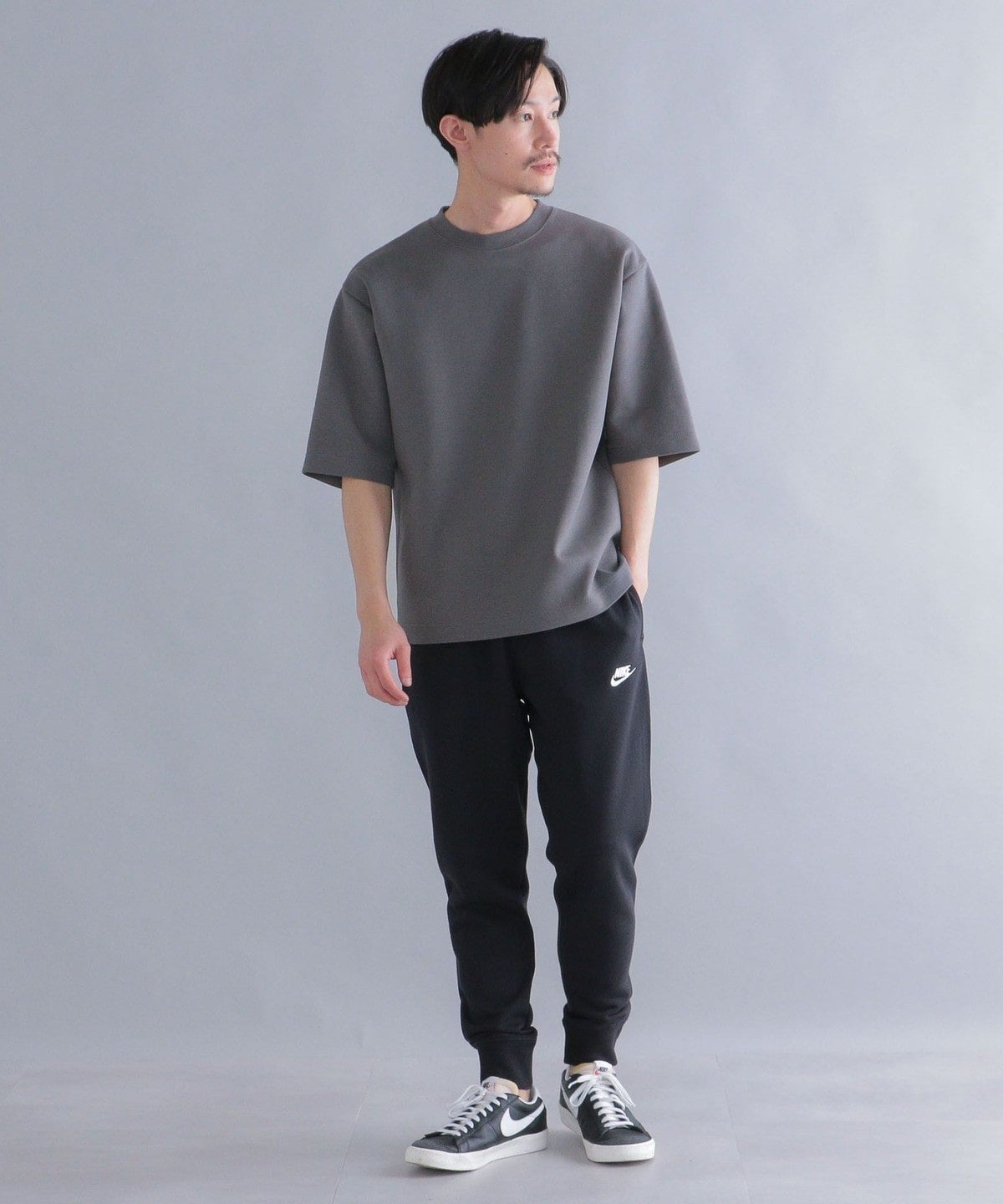 SHIPS: ダブルフェイス リラックス ハーフスリーブ Tシャツ