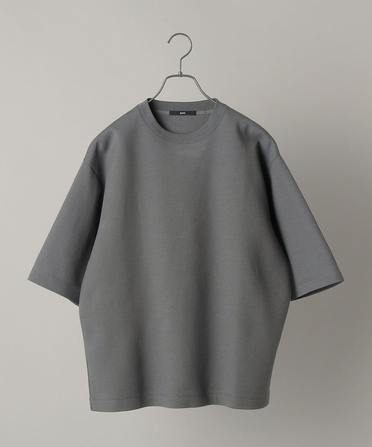 SHIPS: ダブルフェイス リラックス ハーフスリーブ Tシャツ