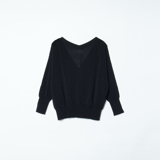 Vネックカーディガン