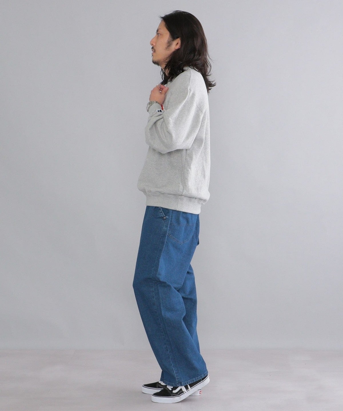 【WEB限定/SHIPS別注】RUSSELL ATHLETIC: カレッジ サガラ刺繍 スウェット