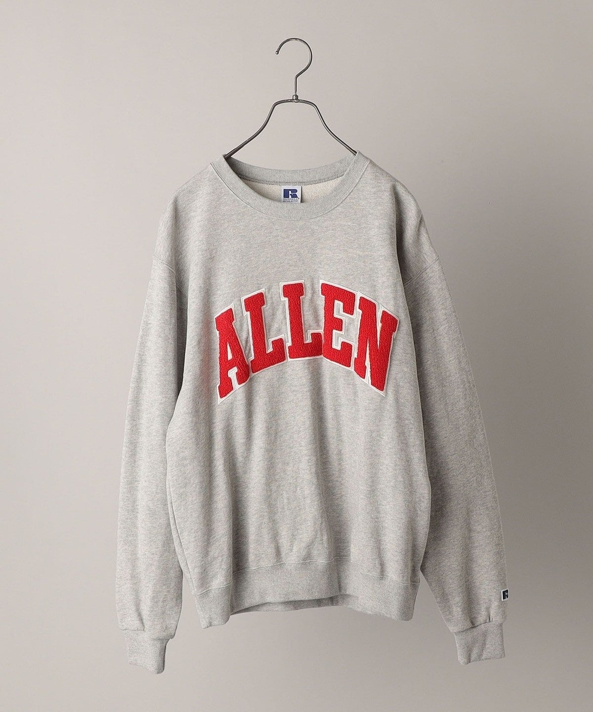 【WEB限定/SHIPS別注】RUSSELL ATHLETIC: カレッジ サガラ刺繍 スウェット