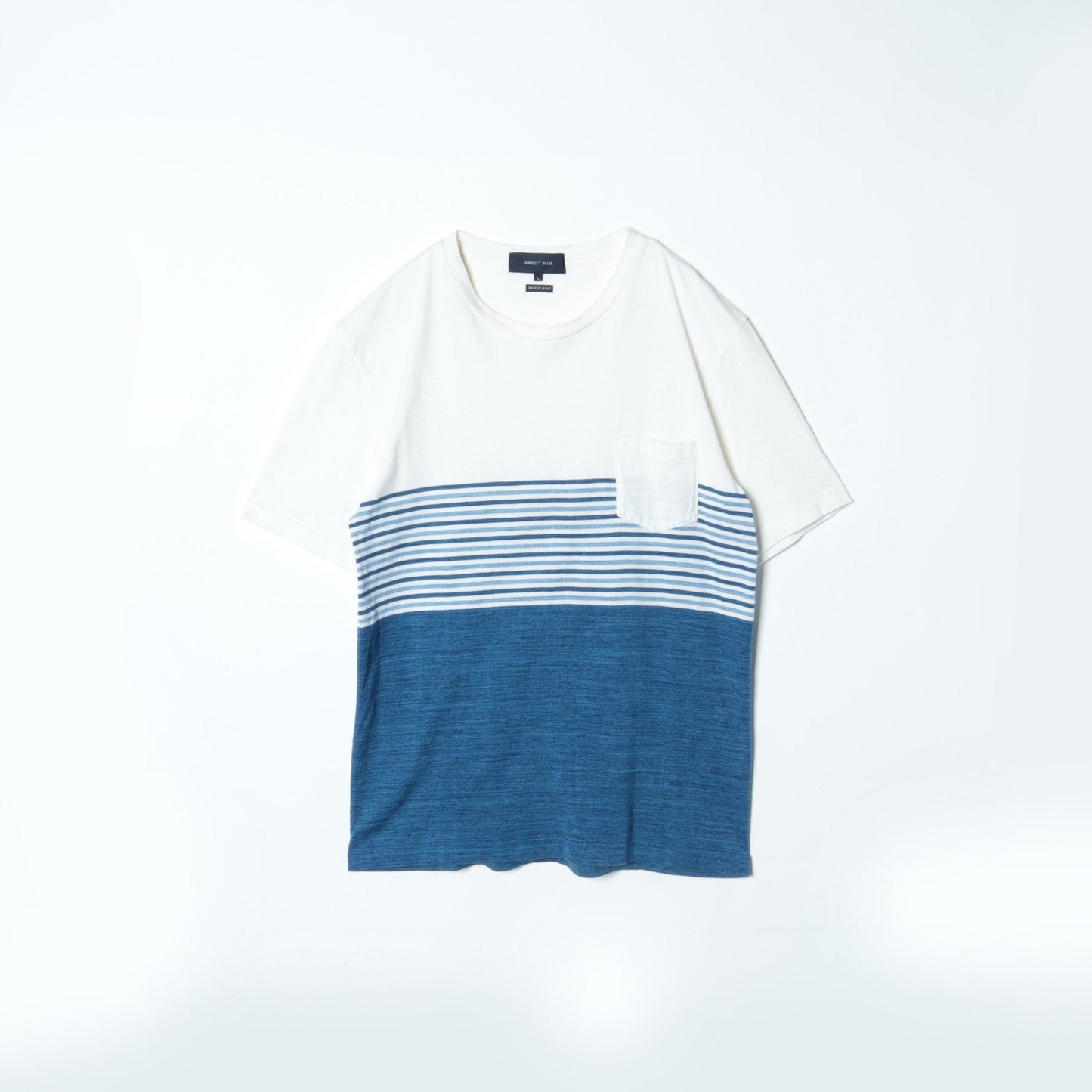 SHIPS JET BLUE:BORDER PANEL T