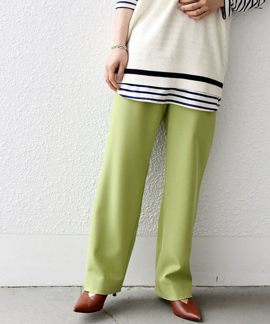 SHIPS any:〈洗濯機可能〉カラー タック イージー パンツ