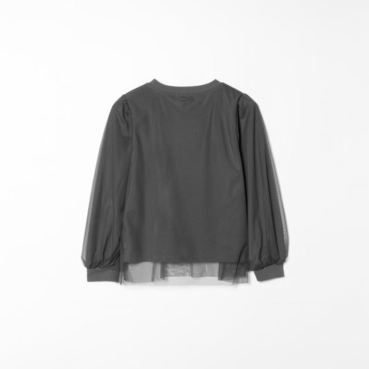 SHIPS Colors:〈手洗い可能〉チュール レイヤード トップス