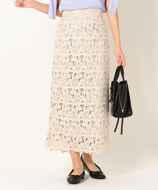 SHIPS any:レースタイトスカート