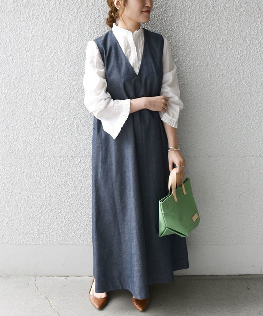 SHIPS any: コットン マキシテント ワンピース〈ウォッシャブル〉