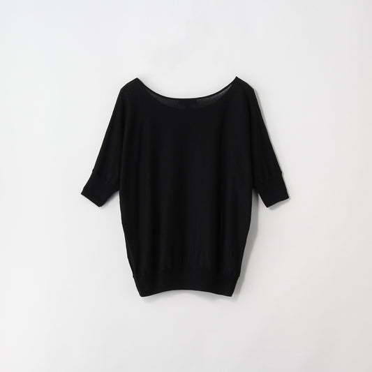 PrimaryNavyLabel:ワイドクルーネックプルオーバー