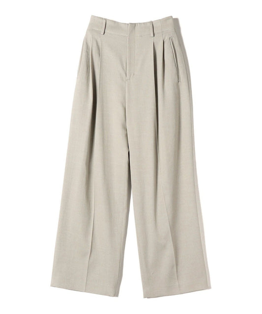 Wai+:デニムライク 2タック スラックス