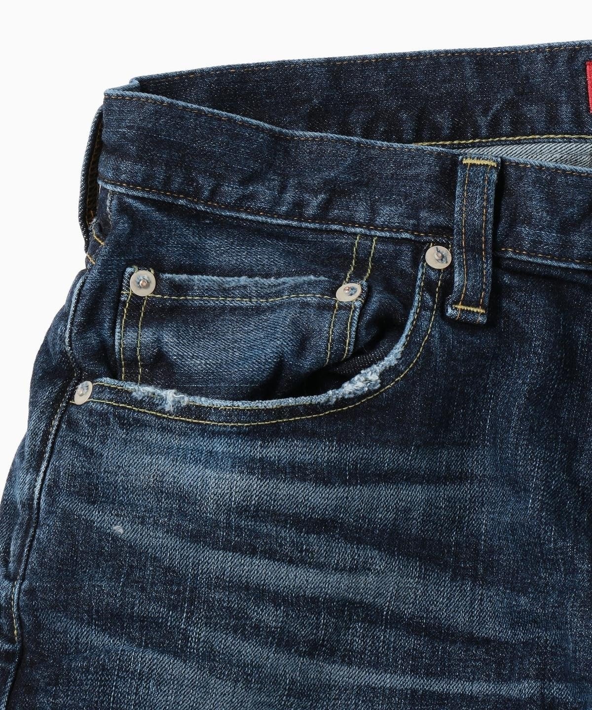 【WEB限定/SHIPS別注】RED CARD: 別注 ジャストレングス ストレッチ スリムテーパードデニム≪RHYTHM≫