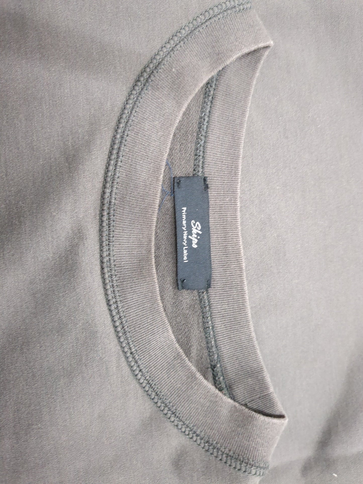 Primary NavyLabel:スビンコットンワイドジャージークルーネック