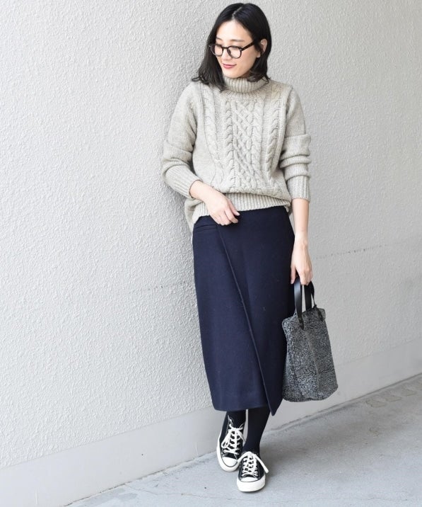 liflattie ships: アシンメトリー スカート