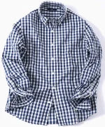 SHIPS: ドビー ギンガムチェック ボタンダウン シャツ