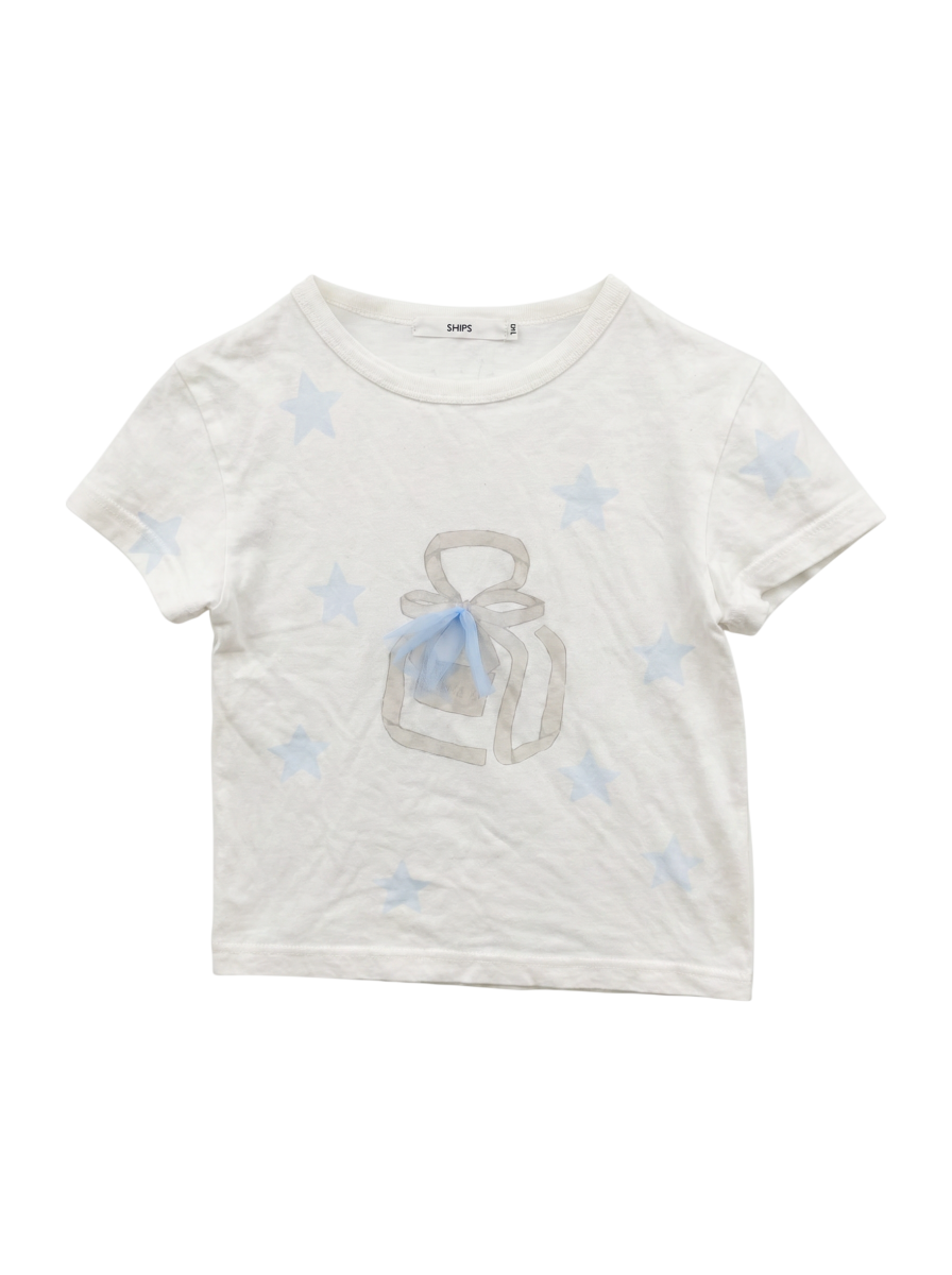 SHIPS KIDS:ドット&スター プリント TEE(100〜130cm)