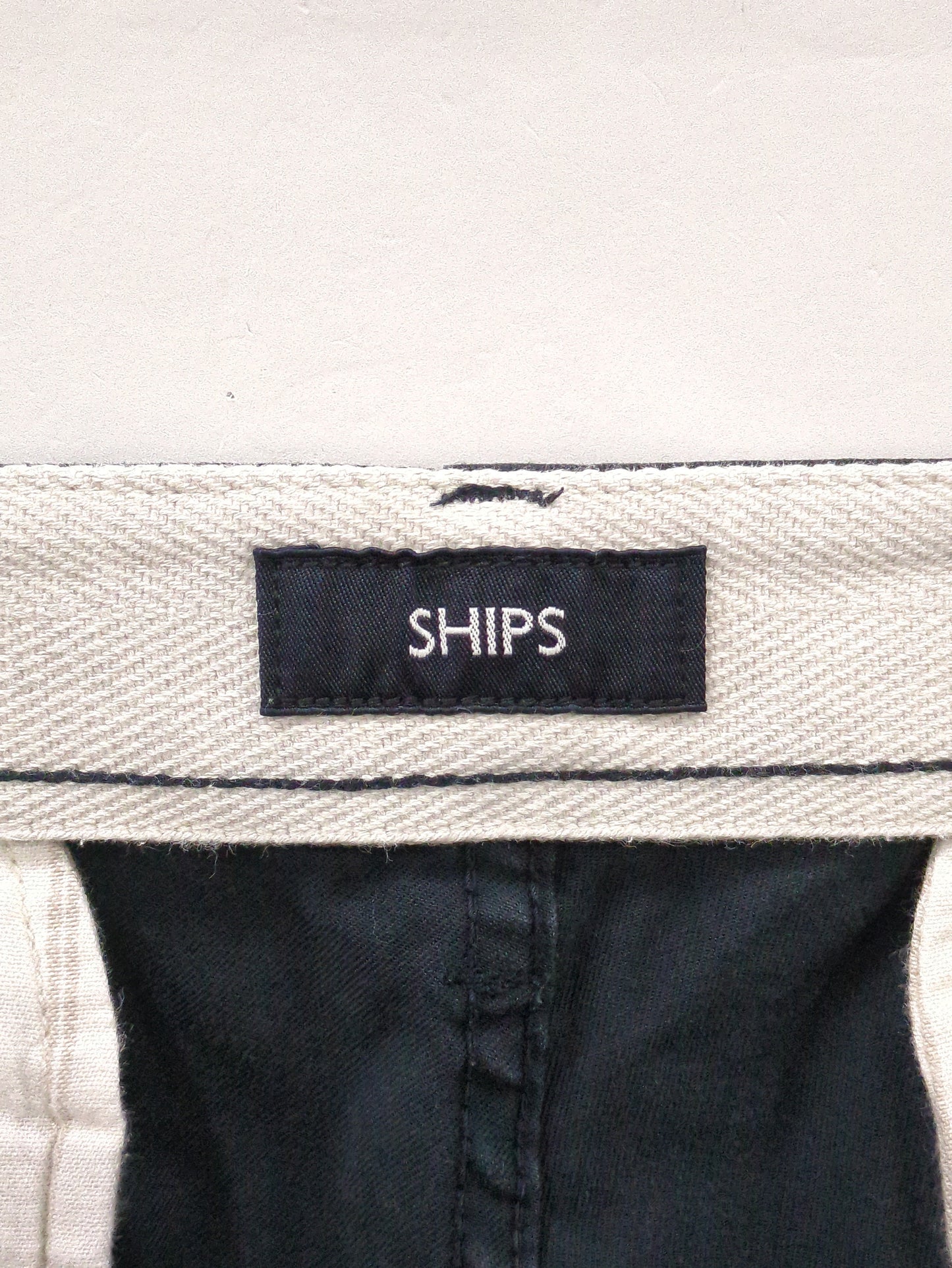 SHIPS:〈抗菌加工〉japan quality カラー テーパード スリム チノパンツ