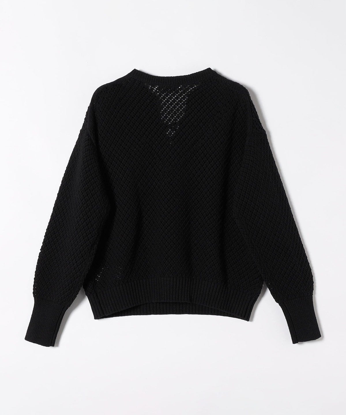 quaranciel:〈手洗い可能〉アイレット スキッパー レースアップ プルオーバー