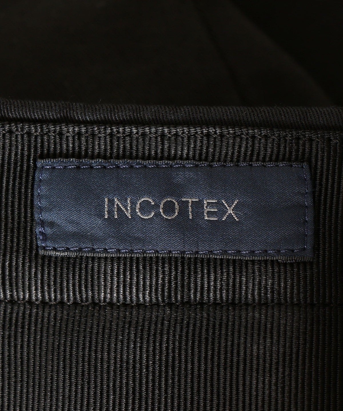 INCOTEX: コットン リヨセル ワンプリーツ パンツ