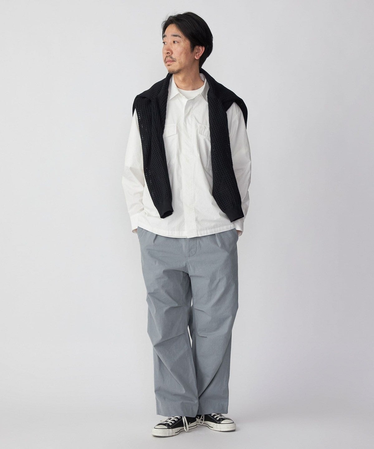 SHIPS: SOLOTEX(R) サフィラン リネン ハイブリッド レギュラーカラーシャツ