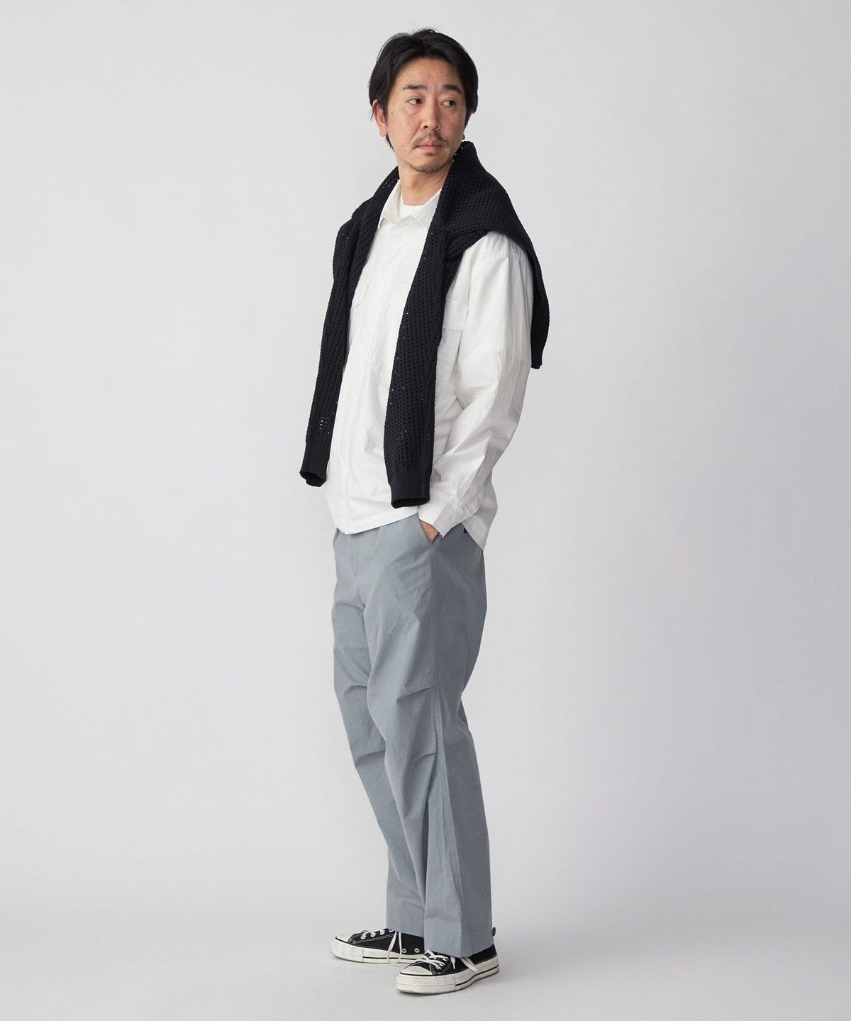 SHIPS: SOLOTEX(R) サフィラン リネン ハイブリッド レギュラーカラーシャツ