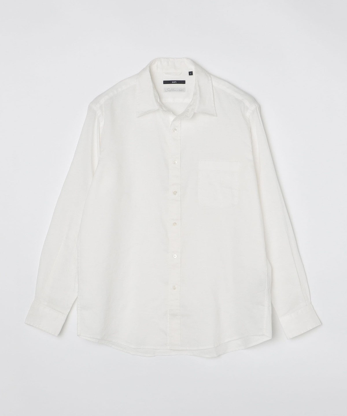 SHIPS: SOLOTEX(R) サフィラン リネン ハイブリッド レギュラーカラーシャツ