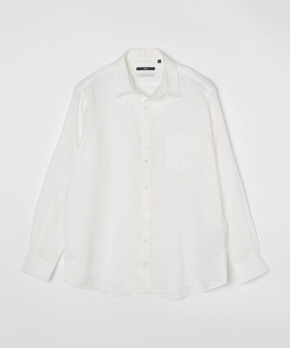 SHIPS: SOLOTEX(R) サフィラン リネン ハイブリッド レギュラーカラーシャツ