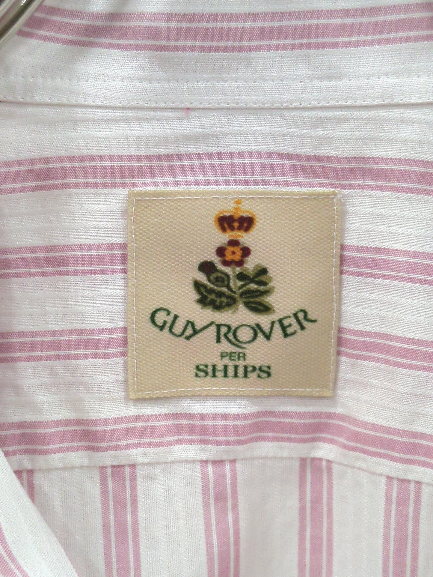 GUY ROVER: マルチストライプ ワンピースカラー シャツ