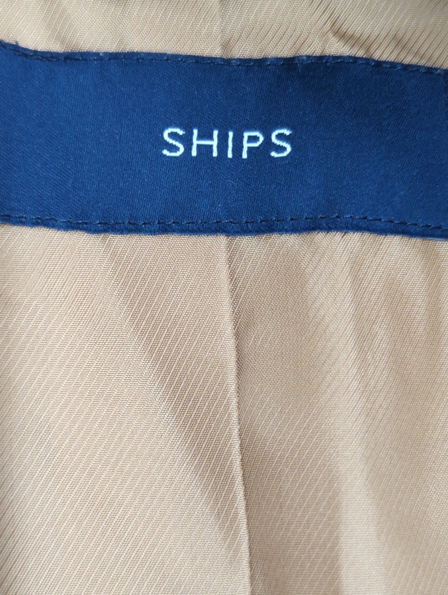 SHIPS:NO/LAPEL LONG VEST