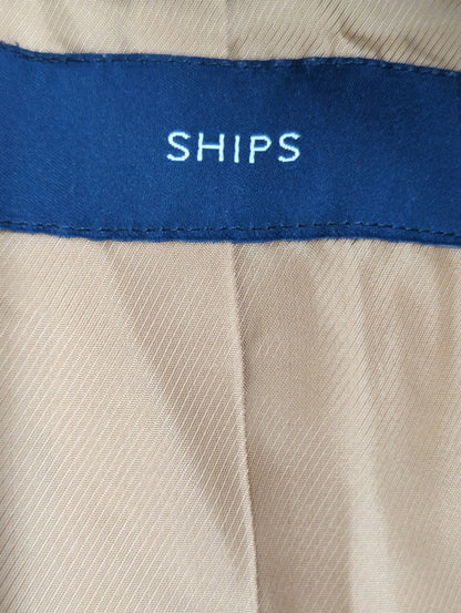 SHIPS:NO/LAPEL LONG VEST