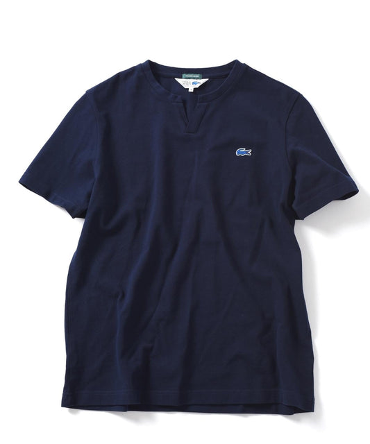 LACOSTE×SHIPS JET BLUE: 別注 ベーシックVネックTシャツ