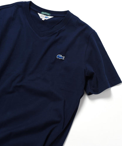 LACOSTE×SHIPS JET BLUE: 別注 ベーシックVネックTシャツ