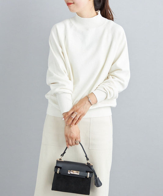 〈手洗い可能〉オーガニックコットンシルクプルオーバー