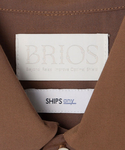 SHIPS any: バンブー レーヨン ルーズ ハーフスリーブ シャツ ［BRIOS］