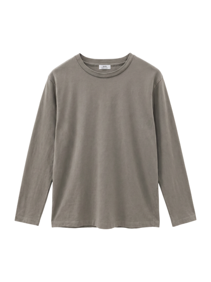 SHIPS: 抗菌・防臭 NANO-FINE(R) ハイゲージ クルーネック Tシャツ (ロンT)