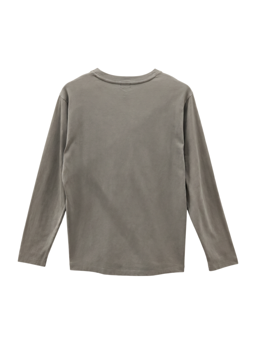 SHIPS: 抗菌・防臭 NANO-FINE(R) ハイゲージ クルーネック Tシャツ (ロンT)