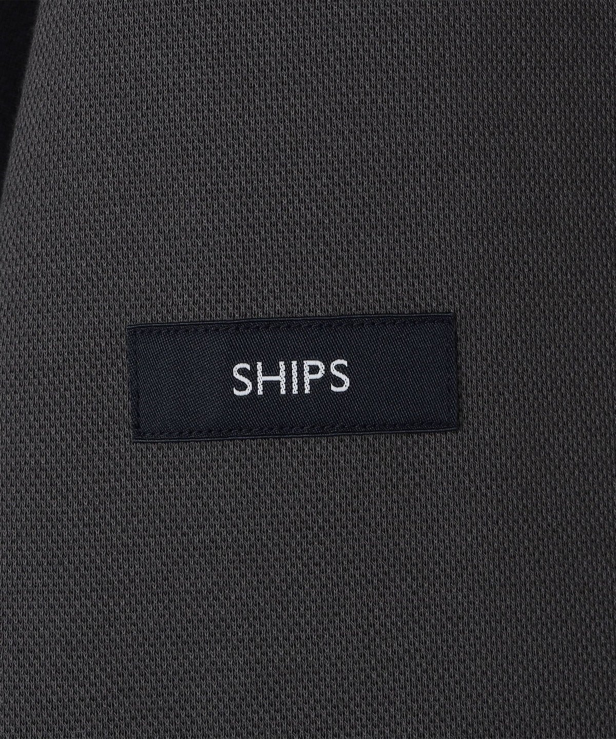 SHIPS: ジャージー リップル カノコ ２Bジャケット