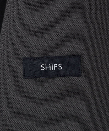 SHIPS: ジャージー リップル カノコ ２Bジャケット