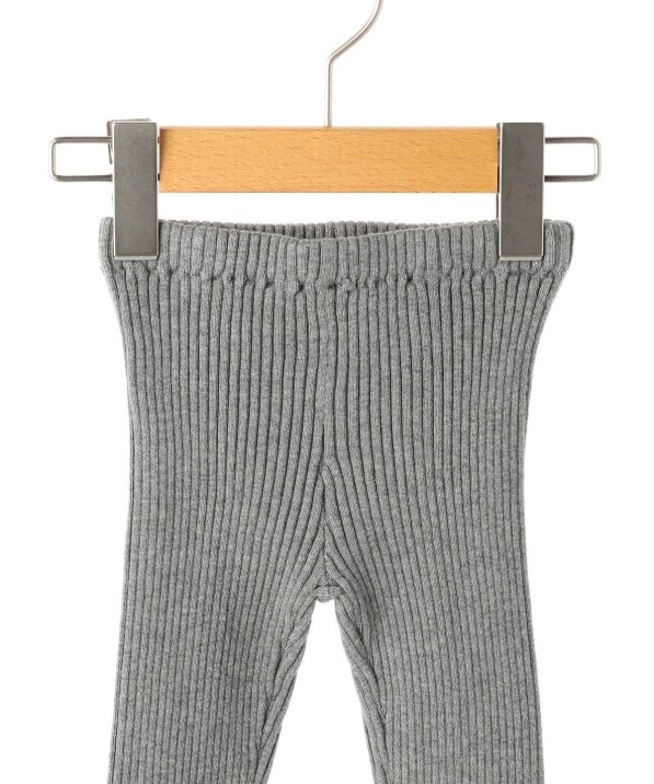 SHIPS KIDS:17FW リブスパッツ（無地）