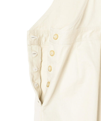 liflattie ships:ドリルストレッチジャンパースカート