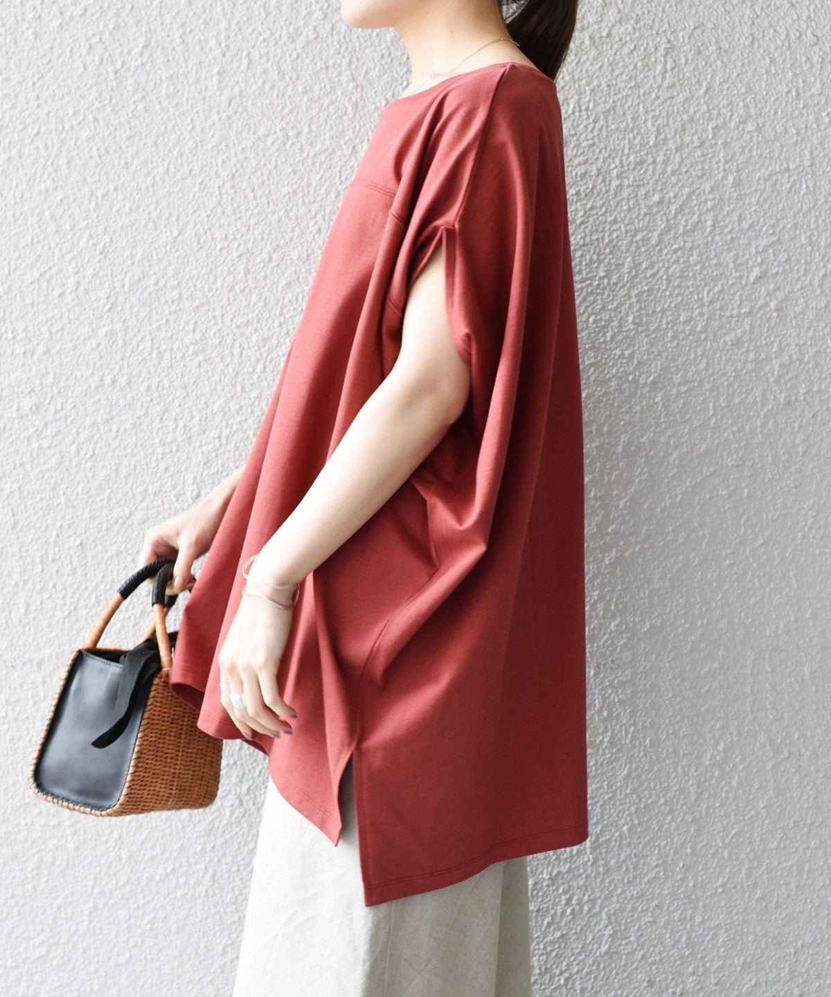 【d fashion/MAGASEEK別注】〈UV/接触冷感〉デザインTEE