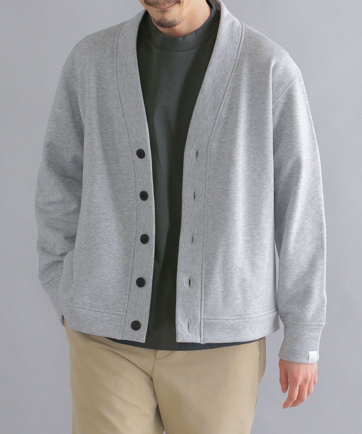 【SHIPS別注】THYARD: SOLOTEX(R) コットン Vネック カーディガン