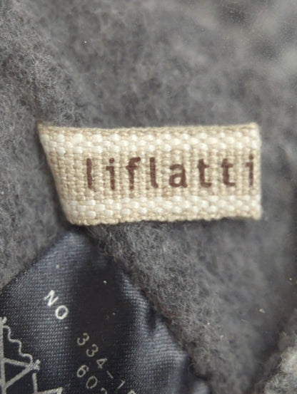 liflattie ships:ソリッド×チェックリバーシブルコート