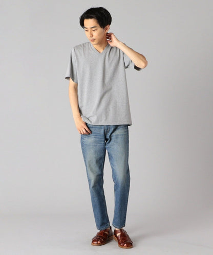 SHIPS: 抗菌・防臭 NANO-FINE（R） コットン Vネック Tシャツ