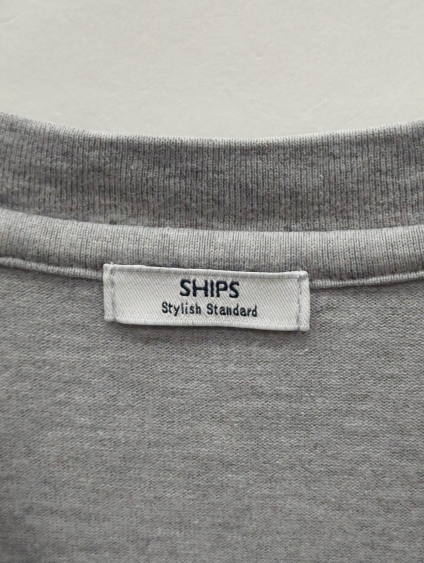 SHIPS: 抗菌・防臭 NANO-FINE（R） コットン Vネック Tシャツ