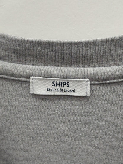 SHIPS: 抗菌・防臭 NANO-FINE（R） コットン Vネック Tシャツ