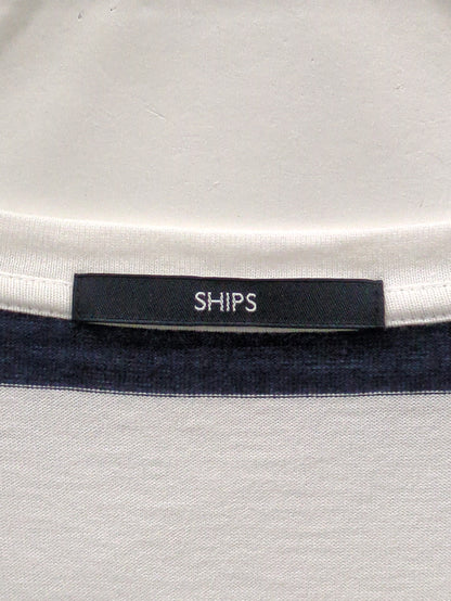 SHIPS: MADE IN JAPAN ワイドボーダー Vネック Tシャツ 19SS