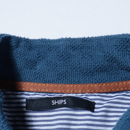 SHIPS: NEW ラッチパイル スタンド カーディガン