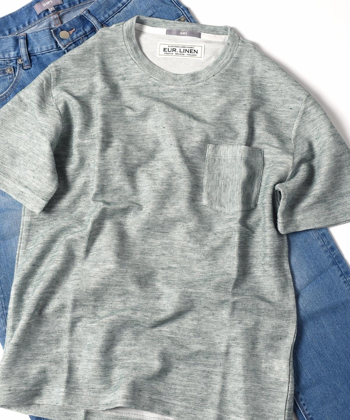 SU: リネン POCKET T-SHIRTS